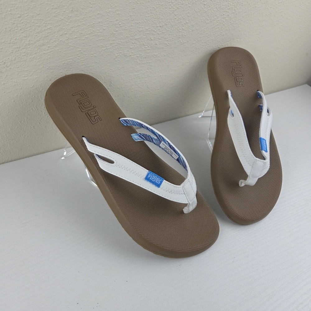 Flojos Womens Memory Foam Margo Flip Flop Size 7 EUC